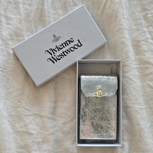 Vivienne Westwood Silver Phone Bag